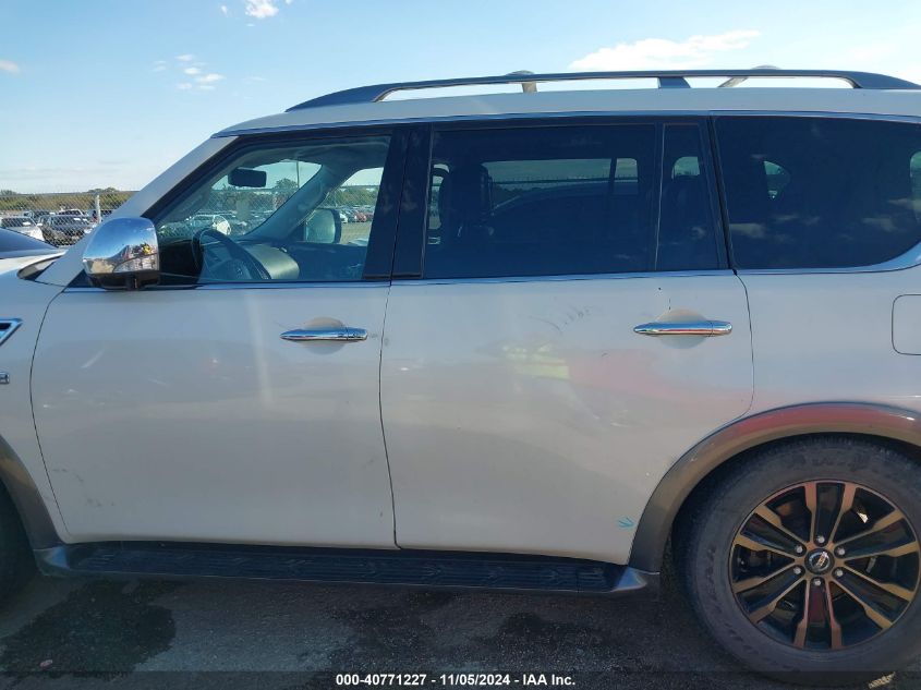 2018 Nissan Armada Platinum VIN: JN8AY2ND8J9059299 Lot: 40771227