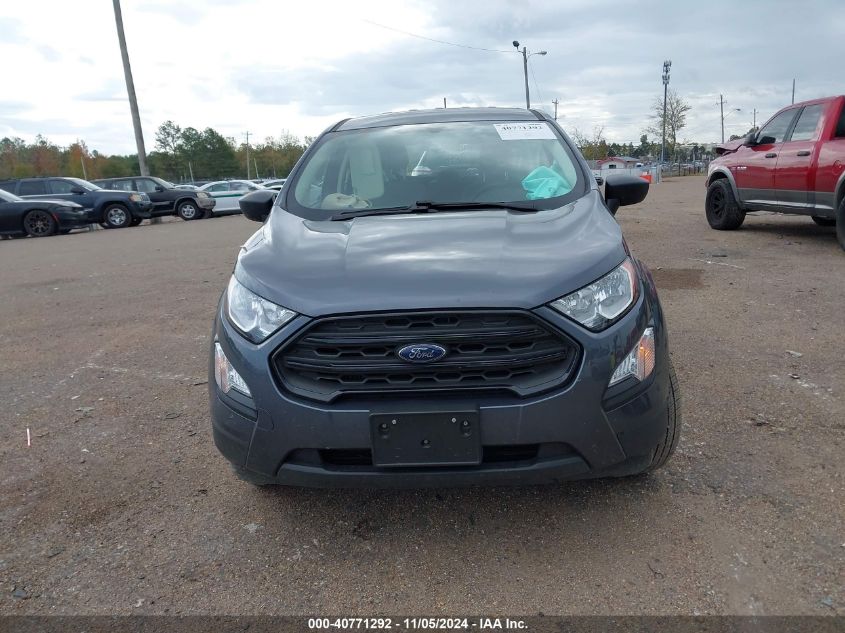 2021 Ford Ecosport S VIN: MAJ3S2FE4MC449584 Lot: 40771292