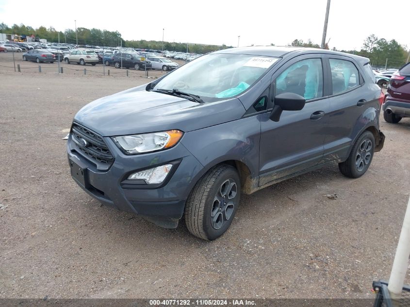 2021 Ford Ecosport S VIN: MAJ3S2FE4MC449584 Lot: 40771292