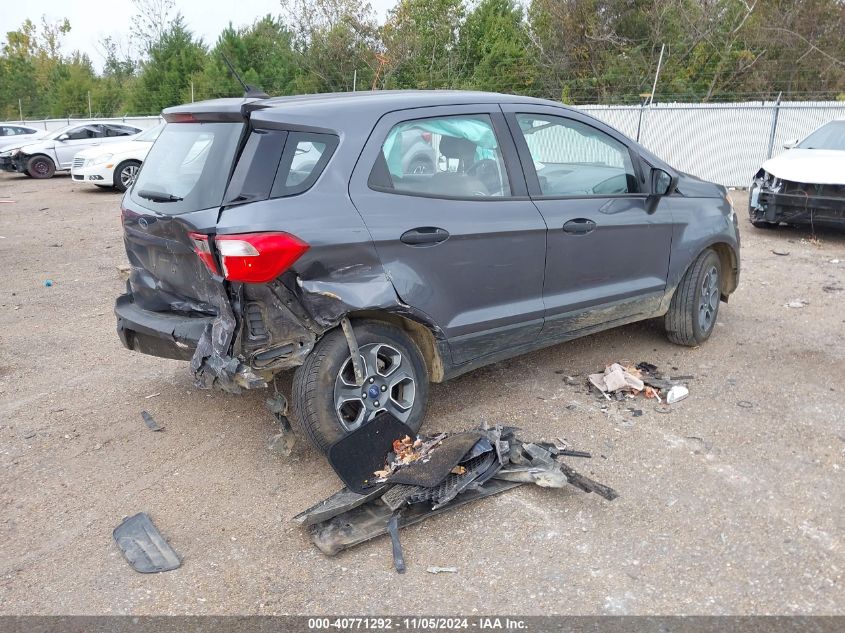 2021 Ford Ecosport S VIN: MAJ3S2FE4MC449584 Lot: 40771292