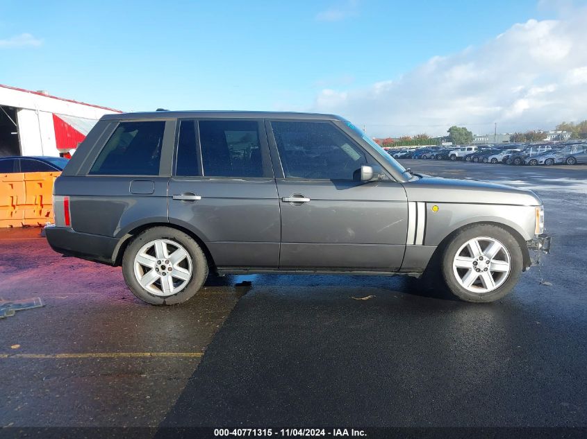 2005 Land Rover Range Rover Hse VIN: SALME11425A189822 Lot: 40771315