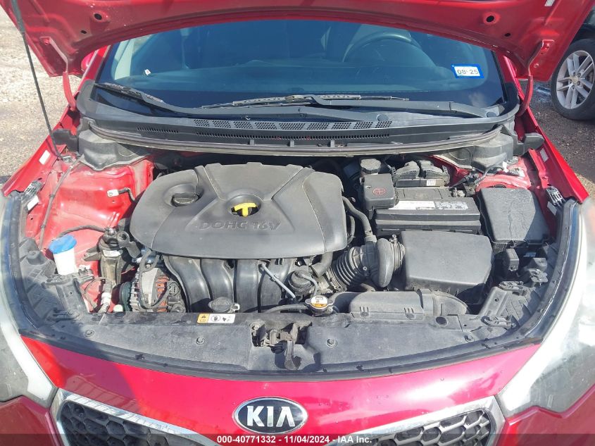 VIN KNAFK4A60G5607671 2016 KIA Forte, LX no.10