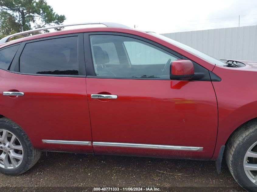 2013 Nissan Rogue Sv W/Sl Pkg VIN: JN8AS5MT0DW022684 Lot: 40771333