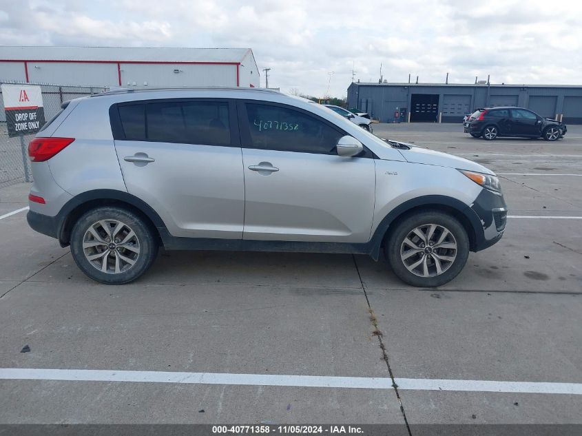 2015 Kia Sportage Lx VIN: KNDPBCAC8F7720780 Lot: 40771358