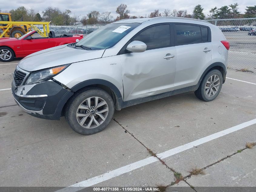 VIN KNDPBCAC8F7720780 2015 KIA Sportage, LX no.2