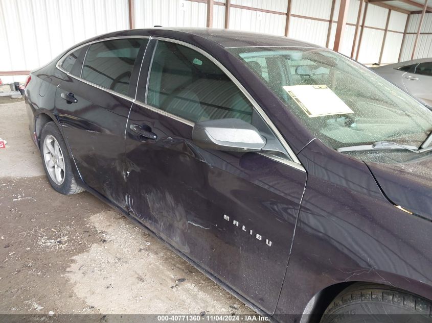 2016 Chevrolet Malibu Ls VIN: 1G1ZB5STXGF275820 Lot: 40771360