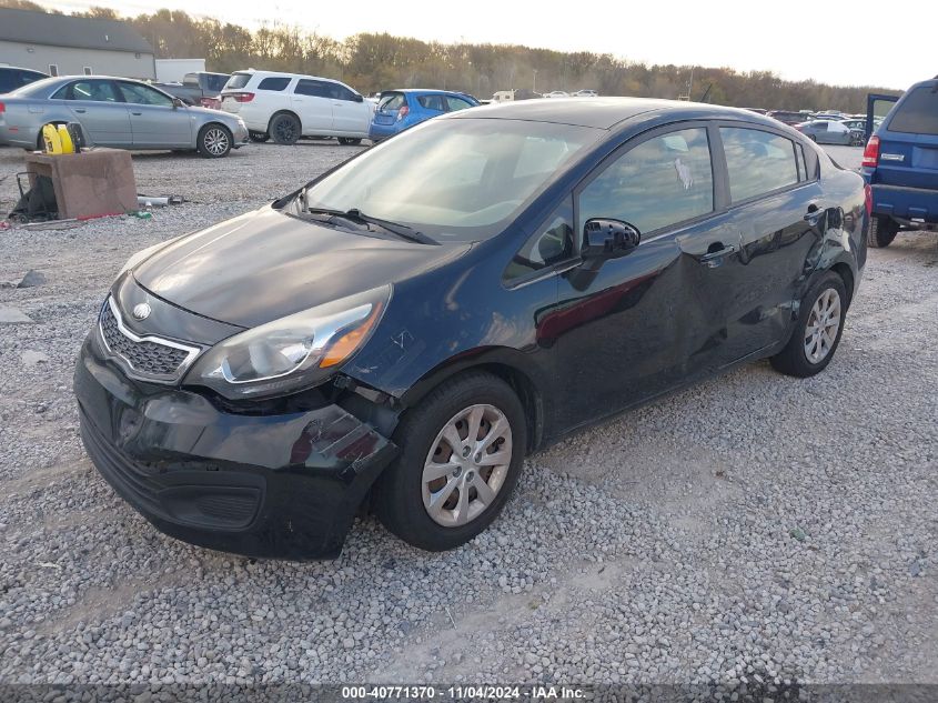 2013 Kia Rio Lx VIN: KNADM4A35D6265518 Lot: 40771370