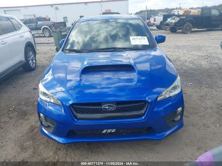 2016 Subaru Wrx Premium VIN: JF1VA1E63G9825578 Lot: 40771379