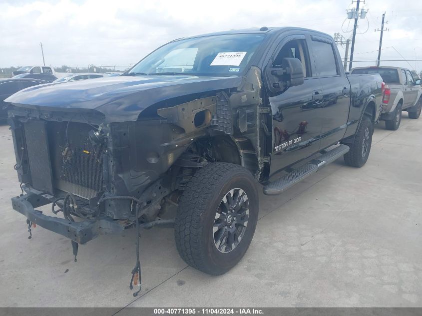 2017 Nissan Titan Xd Pro-4X Gas VIN: 1N6AA1F48HN526471 Lot: 40771395