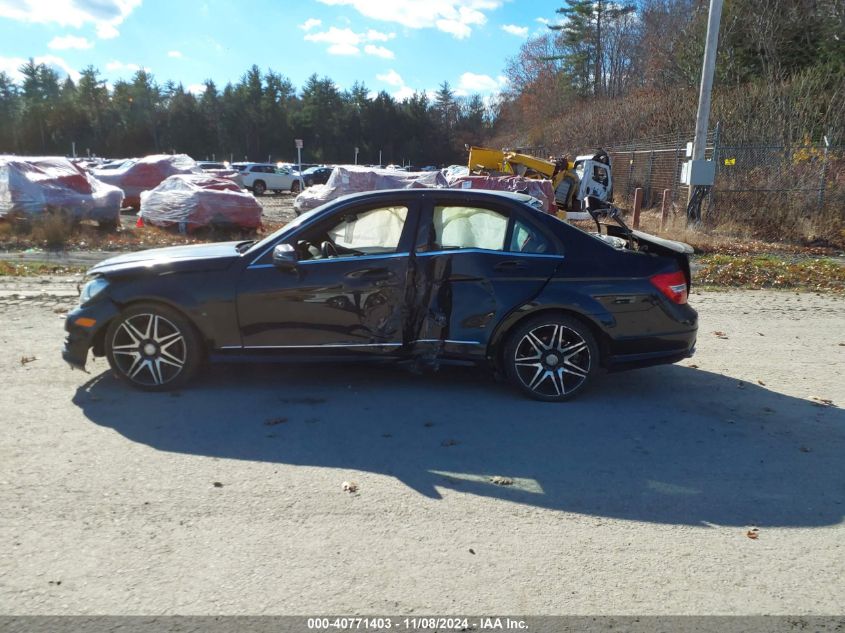 2014 Mercedes-Benz C 300 C 300 Luxury/Sport 4Matic VIN: WDDGF8AB9EA912211 Lot: 40771403