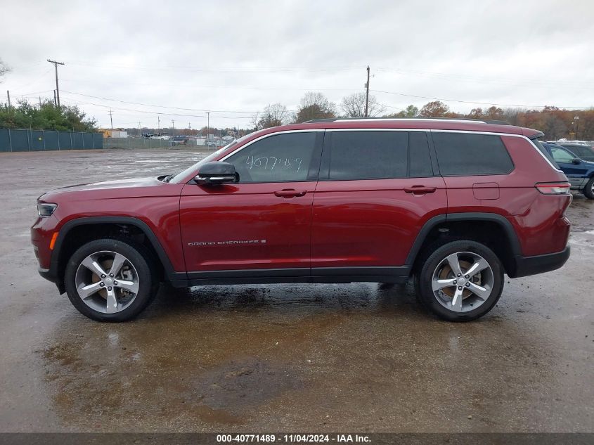 2021 Jeep Grand Cherokee L Limited 4X4 VIN: 1C4RJKBG0M8137053 Lot: 40771489