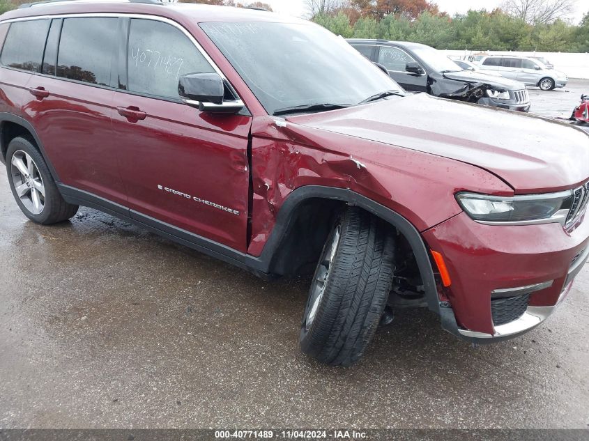 2021 Jeep Grand Cherokee L Limited 4X4 VIN: 1C4RJKBG0M8137053 Lot: 40771489