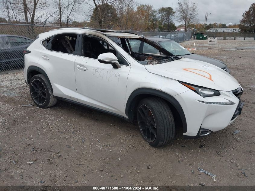 2017 Lexus Nx 200T VIN: JTJBARBZ1H2111417 Lot: 40771500