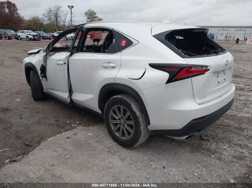 2017 Lexus Nx 200T VIN: JTJBARBZ1H2111417 Lot: 40771500