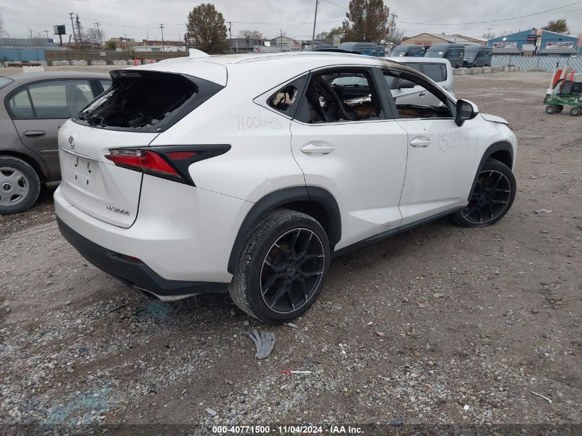 2017 Lexus Nx 200T VIN: JTJBARBZ1H2111417 Lot: 40771500