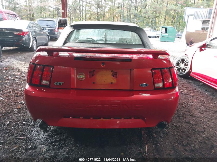 2001 Ford Mustang Gt VIN: 1FAFP45X81F141681 Lot: 40771522