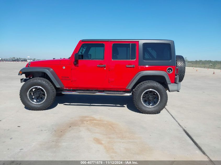 2016 Jeep Wrangler Unlimited Sport VIN: 1C4HJWDG6GL232850 Lot: 40771578