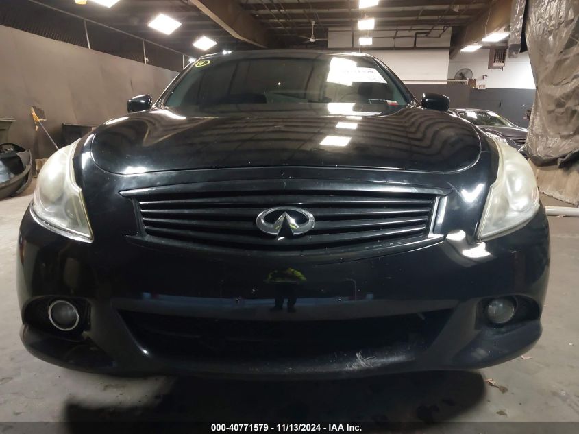 2013 Infiniti G37X VIN: JN1CV6ARXDM755981 Lot: 40771579