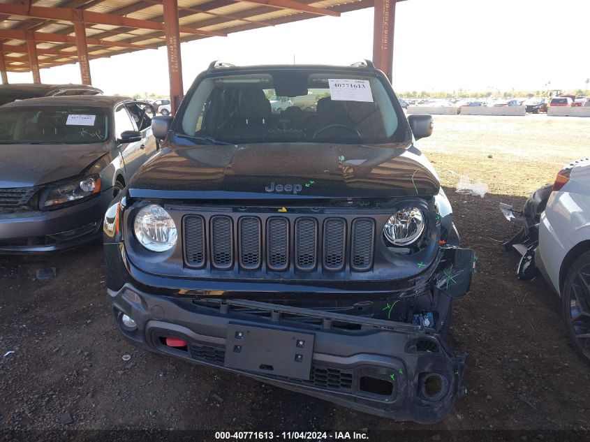 2016 Jeep Renegade Trailhawk VIN: ZACCJBCT1GPC95058 Lot: 40771613