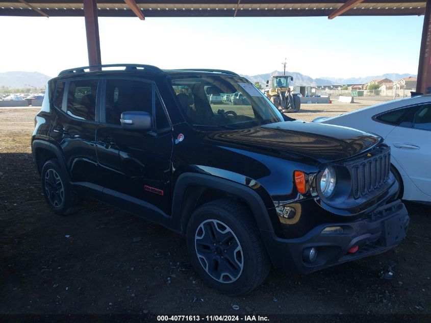 2016 Jeep Renegade Trailhawk VIN: ZACCJBCT1GPC95058 Lot: 40771613