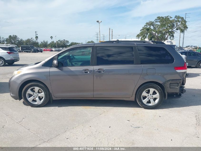 2014 Toyota Sienna Le V6 8 Passenger VIN: 5TDKK3DCXES432611 Lot: 40771635