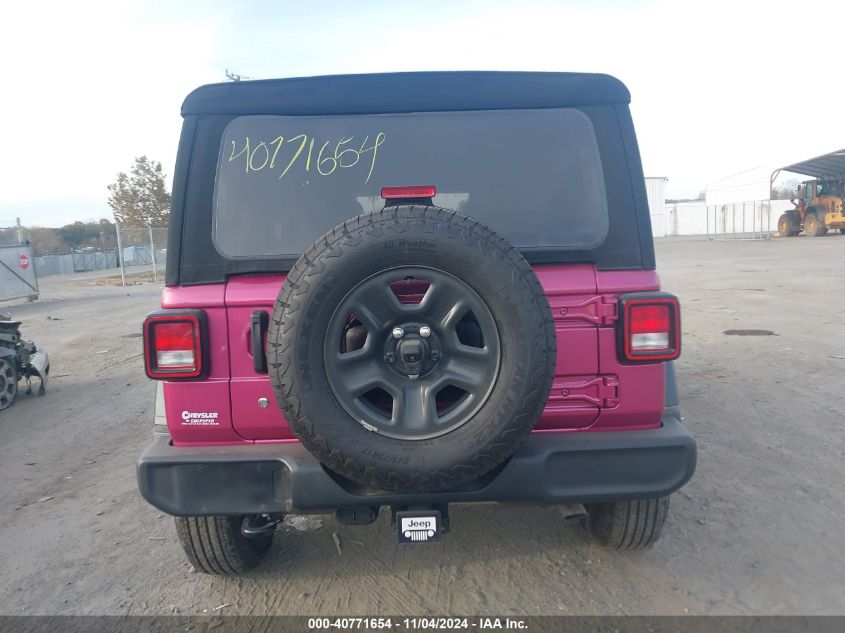 2024 Jeep Wrangler 4-Door Sport 4X4 VIN: 1C4PJXDG9RW332007 Lot: 40771654