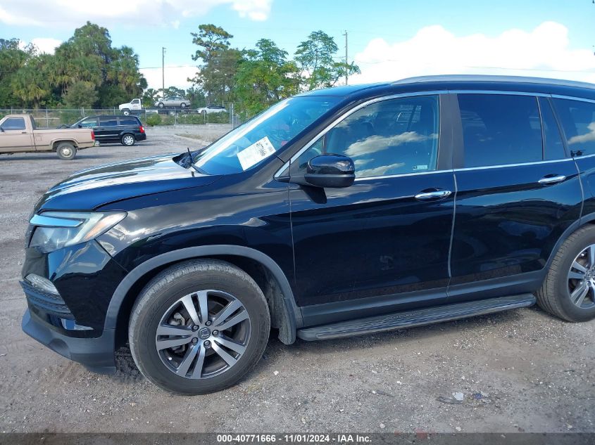 2018 Honda Pilot Ex-L VIN: 5FNYF5H53JB020812 Lot: 40771666