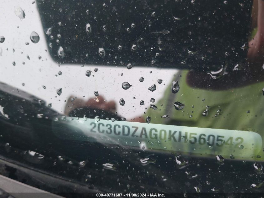 2019 DODGE CHALLENGER SXT - 2C3CDZAG0KH560542