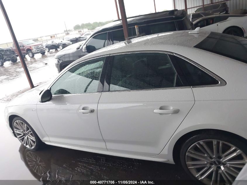 2017 Audi A4 2.0T Premium VIN: WAUENAF40HN016508 Lot: 40771705