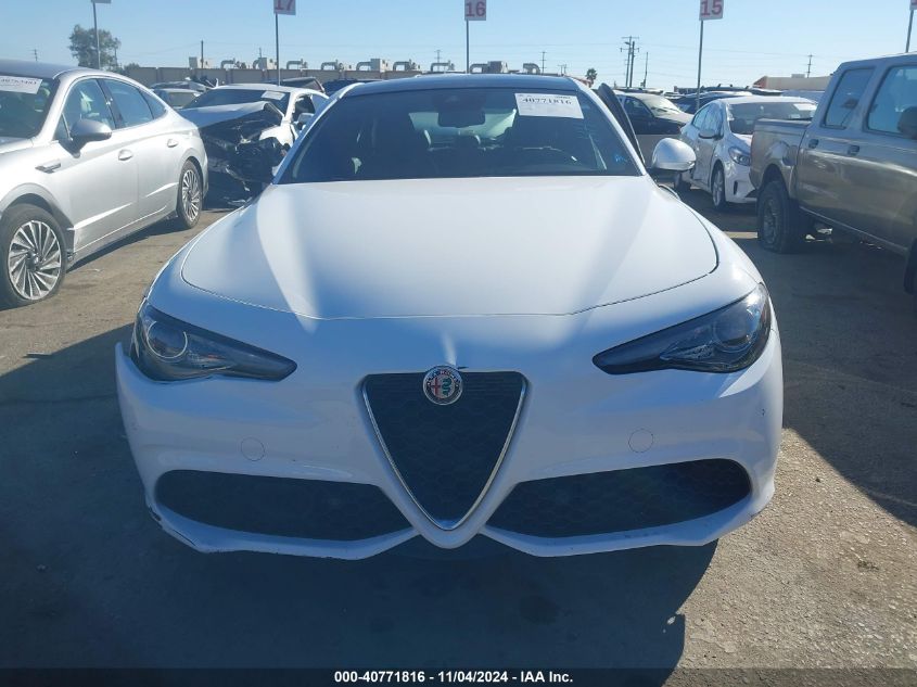 2022 Alfa Romeo Giulia Ti Rwd VIN: ZARFAMBN8N7665742 Lot: 40771816