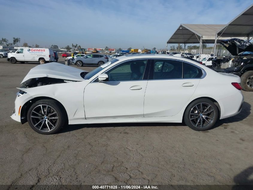 2019 BMW 330I VIN: 3MW5R1J59K8B01524 Lot: 40771825