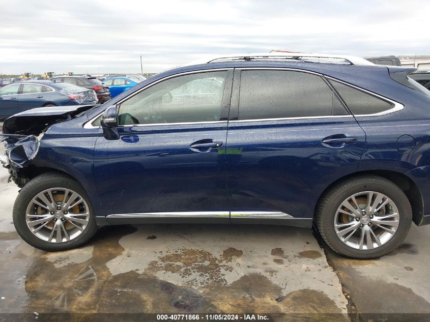 2013 Lexus Rx 350 VIN: JTJZK1BA3D2007710 Lot: 40771866