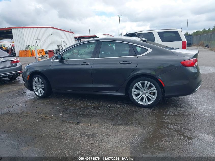 2015 Chrysler 200 Limited VIN: 1C3CCCABXFN757106 Lot: 40771879