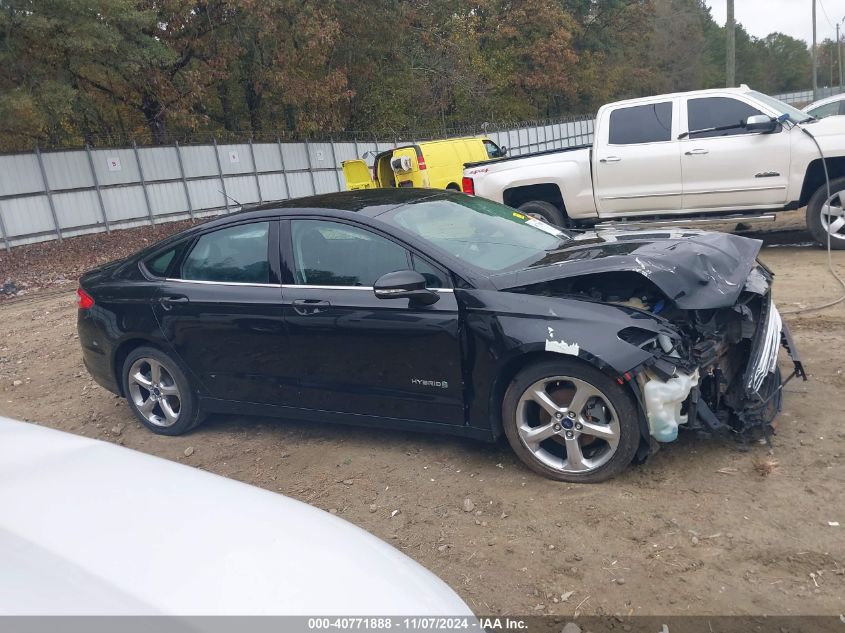 2013 Ford Fusion Hybrid Se VIN: 3FA6P0LU1DR271133 Lot: 40771888