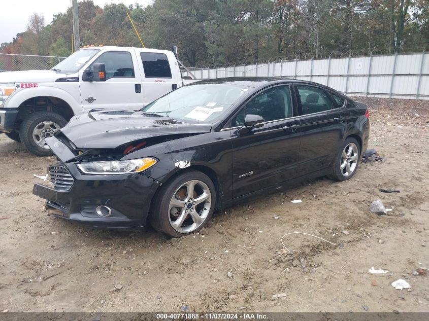 2013 Ford Fusion Hybrid Se VIN: 3FA6P0LU1DR271133 Lot: 40771888