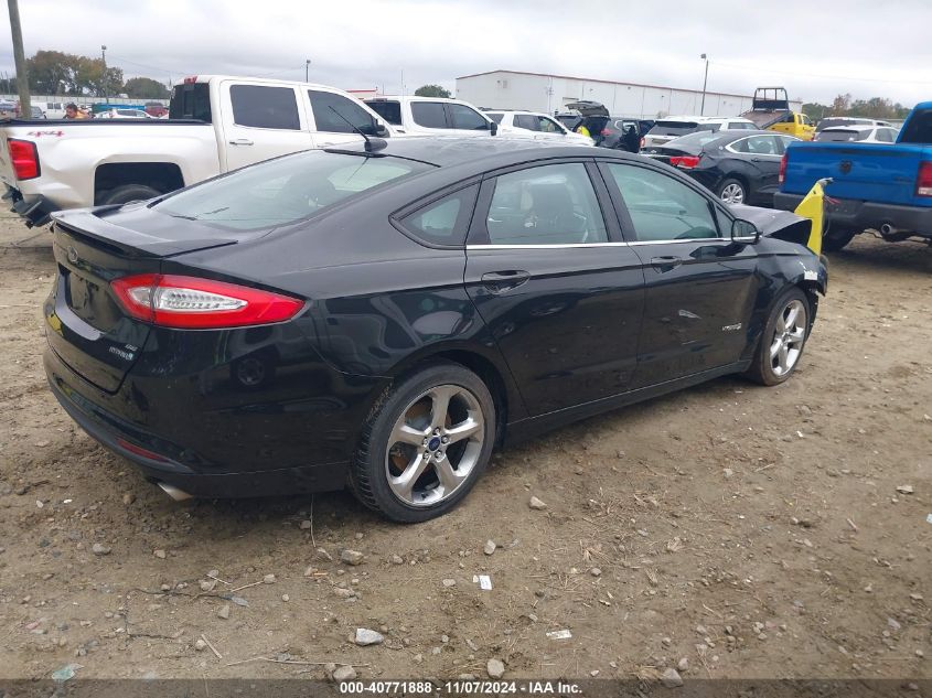 2013 Ford Fusion Hybrid Se VIN: 3FA6P0LU1DR271133 Lot: 40771888