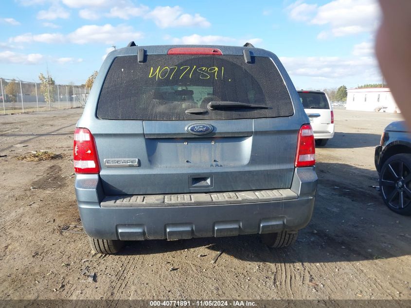 2011 Ford Escape Xlt VIN: 1FMCU0D75BKA91259 Lot: 40771891