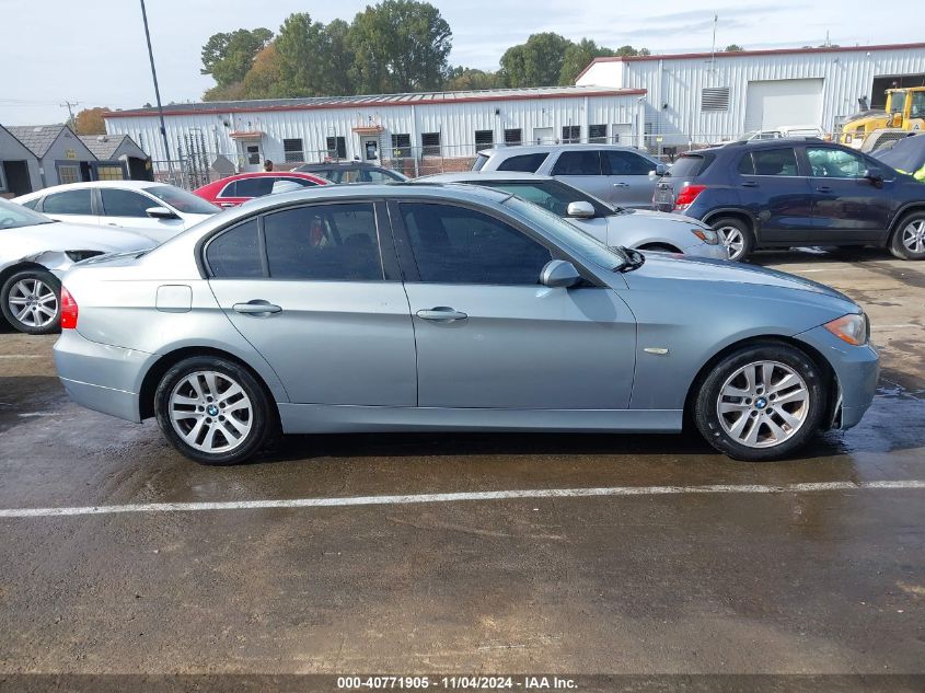 2007 BMW 328I VIN: WBAVA33517PG50291 Lot: 40771905