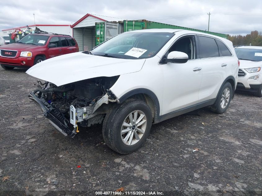 VIN 5XYPG4A37LG675417 2020 KIA Sorento, 2.4L L no.2