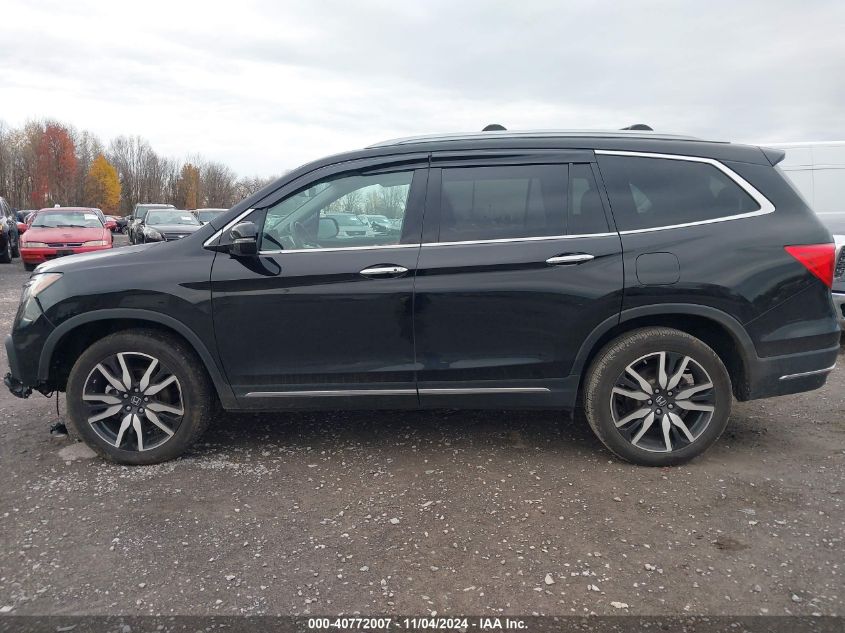 2022 Honda Pilot Awd Touring 8 Passenger VIN: 5FNYF6H98NB001607 Lot: 40772007