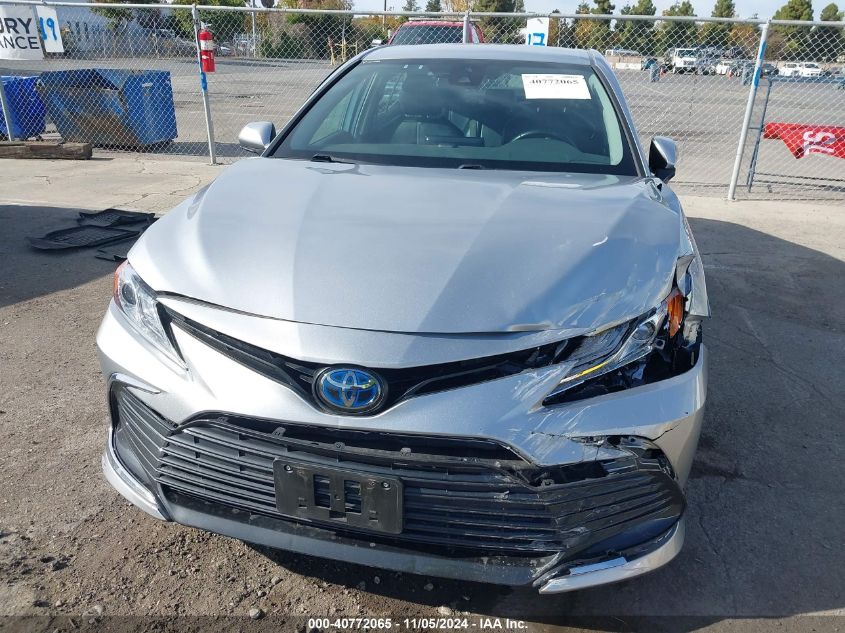 2021 Toyota Camry Xle Hybrid VIN: 4T1F31AK0MU569898 Lot: 40772065