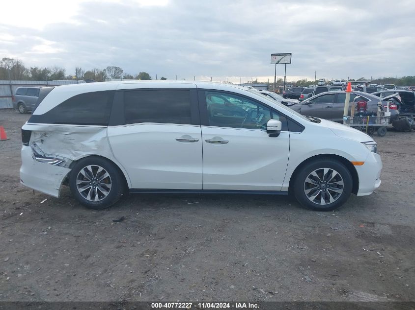 2022 HONDA ODYSSEY EX-L - 5FNRL6H77NB032262