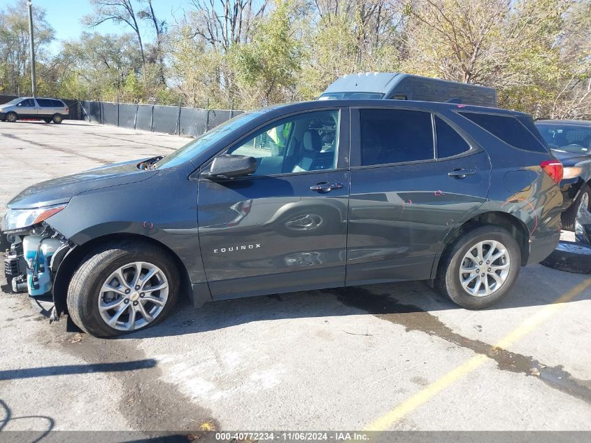 2021 Chevrolet Equinox Fwd Ls VIN: 2GNAXHEV4M6128670 Lot: 40772234