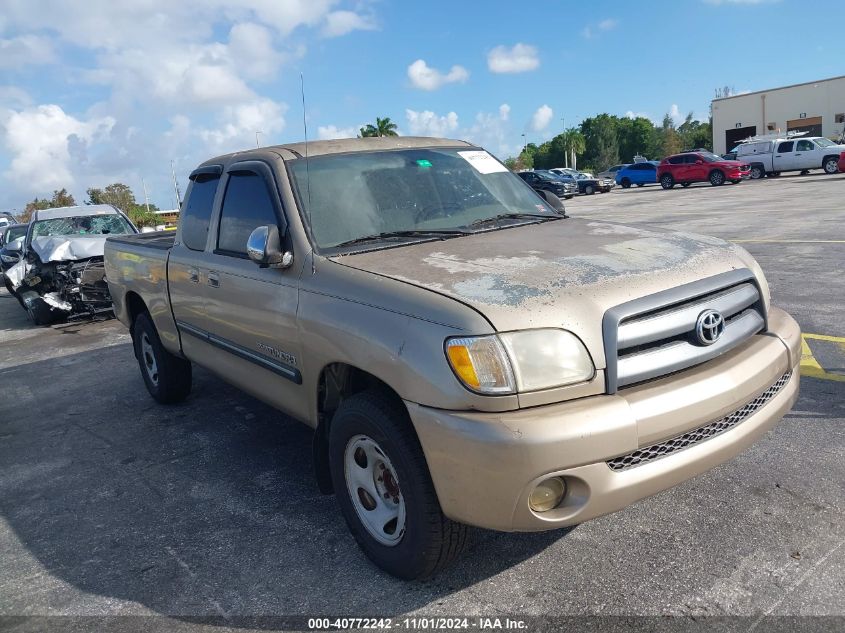 2003 Toyota Tundra Sr5 VIN: 5TBRN34143S353672 Lot: 40772242