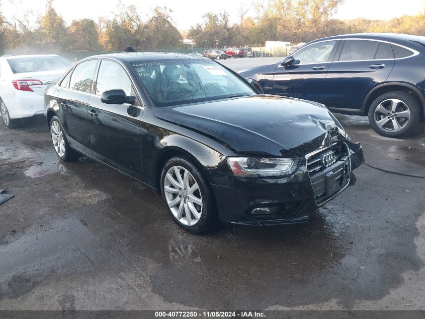 2013 AUDI A4 2.0T PREMIUM - WAUFFAFL9DN004568