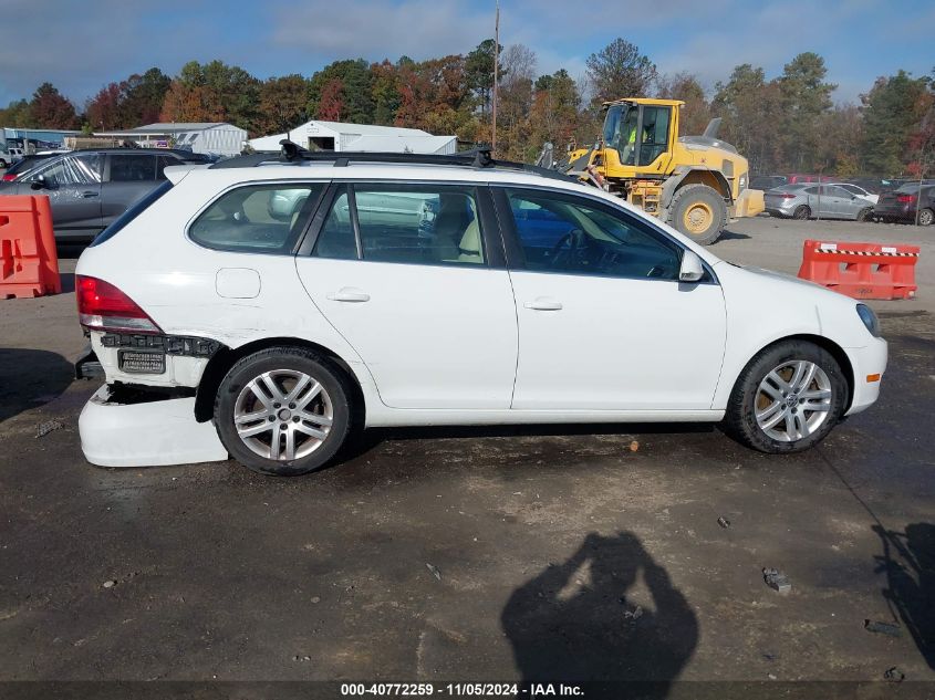 2012 Volkswagen Jetta Sportwagen 2.0L Tdi VIN: 3VWPL7AJ5CM635073 Lot: 40772259