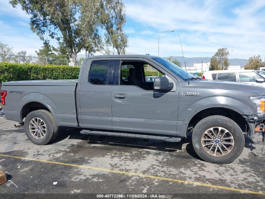 2018 Ford F150 Super Cab VIN: 1FTEX1EPXJFD00463 Lot: 40772265