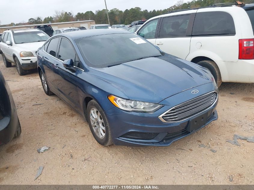 VIN 3FA6P0G78JR265538 2018 Ford Fusion, S no.1