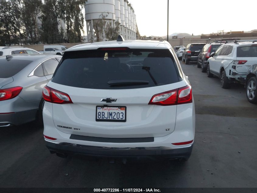 2018 Chevrolet Equinox Lt VIN: 3GNAXKEX6JS539645 Lot: 40772286