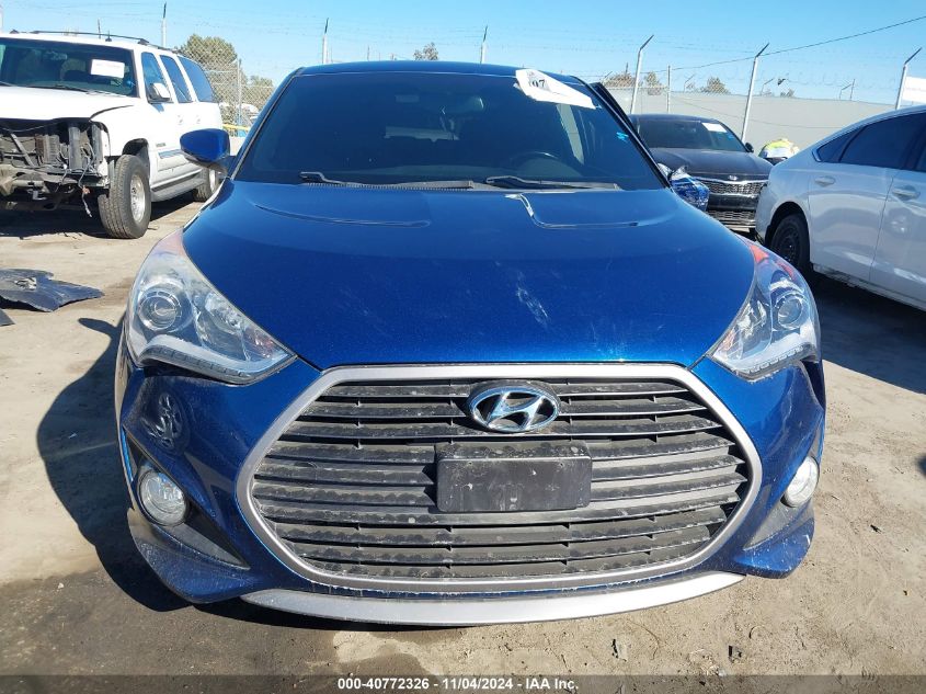 2016 HYUNDAI VELOSTER TURBO - KMHTC6AE3GU291187